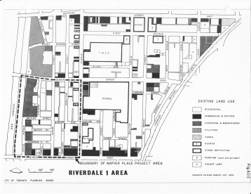 The Napier Place Project Area in South Riverdale, as defined in late 1963. 